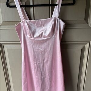 Forever 21 Blush Satin Slip Dress